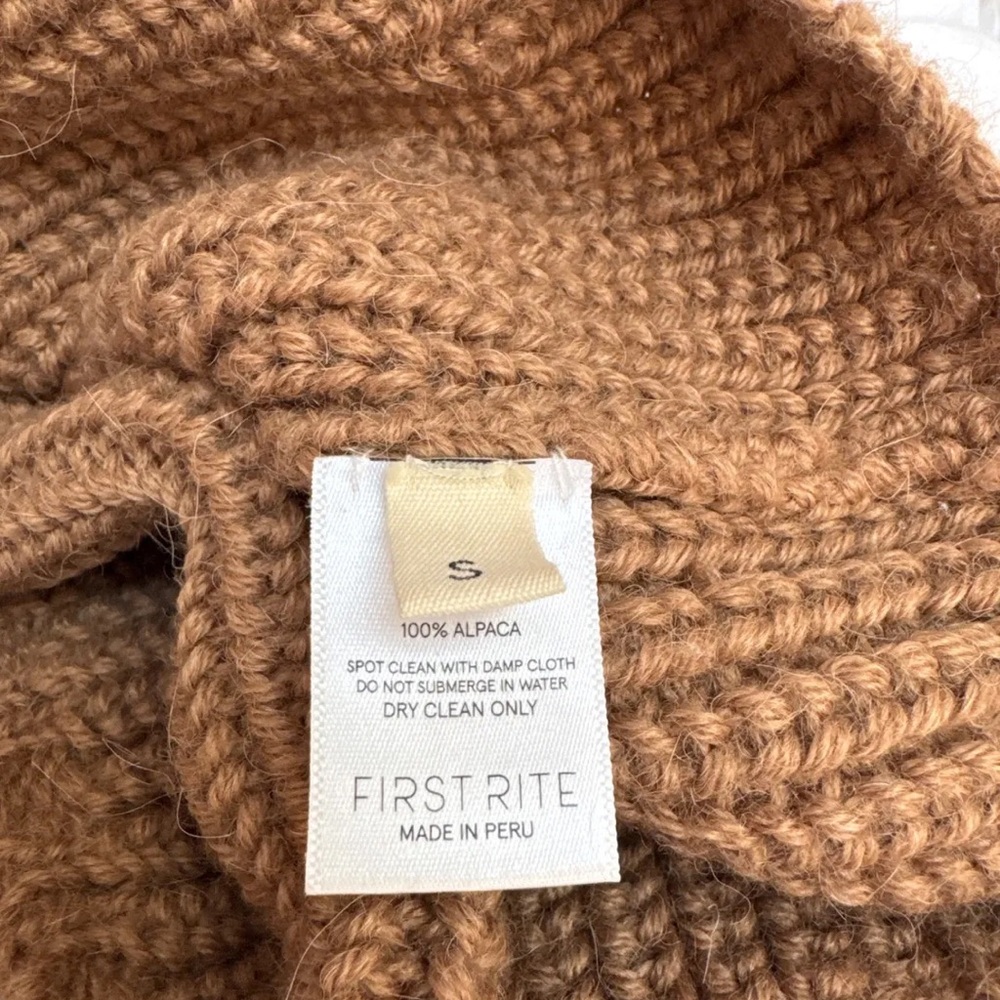 First Rite Women's Crop Crew Neck Sweater - Picture 4 of 4